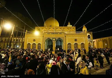 حال و هوای کلیسای وانک در آستانه سال نو میلادی