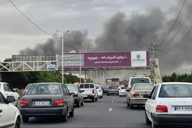 پاساژ ارغوان در فاز ۴ اندیشه تهران دچار آتش&zwnj;سوزی شد + فیلم (۱۵ اردیبهشت ۱۴۰۵)