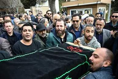 مراسم تشییع پیکر زنده‌یاد شهرام عبدلی در تهران