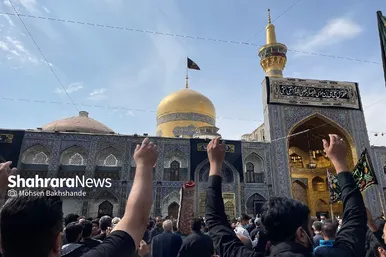 عزاداری روز شهادت امام رضا علیه اسلام در مشهد
