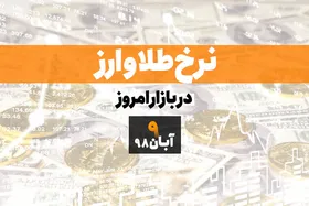 قیمت طلا، قیمت سکه، قیمت دلار و ارز امروز در مشهد ۹۸/۰۸/۰۹