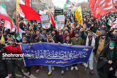 گزارش تصویری | راهپیمایی ۲۲ بهمن ۱۴۰۳ در مشهد