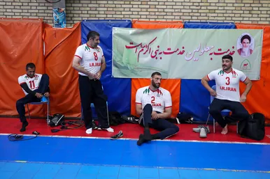 اردوی تیم ملی والیبال نشسته در مشهد