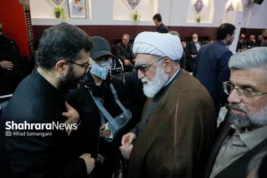 گزارش تصویری | مراسم ترحیم همسر و فرزندان معاون رئیس‌جمهور در مشهد