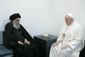 واکنش بایدن به سفر پاپ به عراق و  دیدار با آیت&zwnj;الله سیستانی