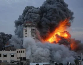 ارتش صهیونیستی مدعی حمله به مرکز فرماندهی حماس در دیرالبلح شد