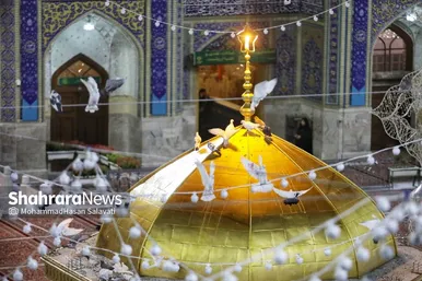 بازگشایی صحن انقلاب حرم مطهر رضوی در آستانه نیمه شعبان