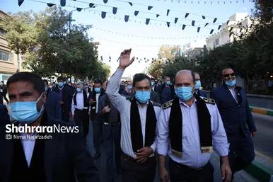 آیین تشرف و اذن خدمت خادمان شهری در مشهدالرضا (ع)