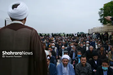 نماز عید سعید فطر مهاجران افغانستانی در گلشهر