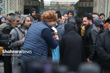 تشییع پیکر شهرام عبدلی در حرم مطهر رضوی