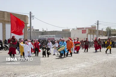 محرم ۱۴۰۴ | مراسم سنتی خیمه‌سوزان ظهر عاشورا در قزوین