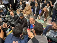تشریح جزئیات پاسخ ایران به آمریکا از زبان عراقچی در حاشیه راهپیمایی روز قدس + فیلم