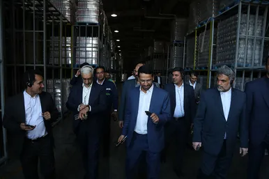 بازدید رییس سازمان بورس و ارواق بهادار از چند واحد صنعتی در مشهد