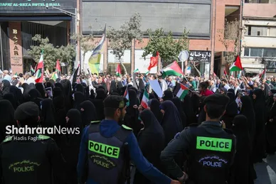 گزارش تصویری | راهپیمایی «بشارت نصر» در مشهد