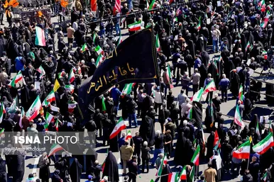 گزارش تصویری | مراسم اربعین رهبر شهید انقلاب در تهران