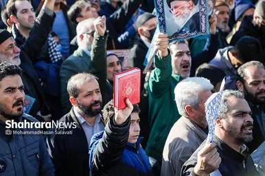 گزارش تصویری | مراسم تشییع پیکر شهدای مدافع امنیت در مشهد (۲۲ دی ۱۴۰۴) - ۲