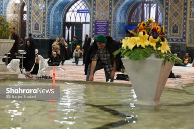 حال‌وهوای حرم مطهر امام‌رضا(ع) در شب میلاد کریم اهل‌بیت(ع)
