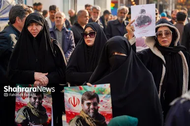 گزارش تصویری | مراسم تشییع پیکر مطهر شهید مدافع امنیت «مهدی ظریف» در مشهد ۳