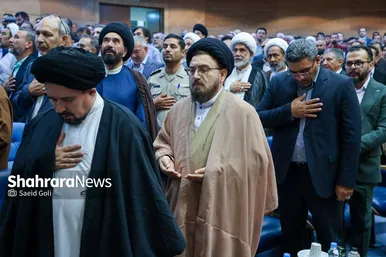 گزارش تصویری | دومین آیین شکرانه خدمت و تجلیل از مسئولان دستگاه‌های اجرایی و خادمان مواکب خدمت‌رسان به زائران اربعین و دهه آخر صفر