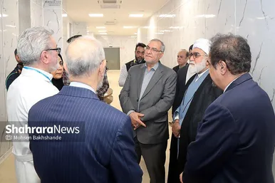مراسم افتتاح مرکز درمان ناباروری بیمارستان رضوی