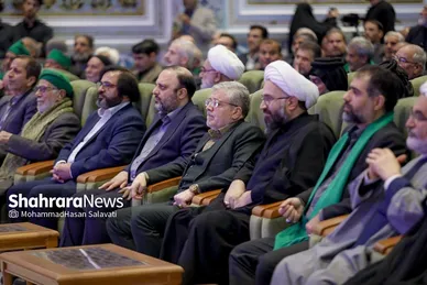 گزارش تصویری | آیین افتتاحیه بیست‌ودومین اجلاس بین‌المللی پیرغلامان حسینی در حرم مطهر رضوی