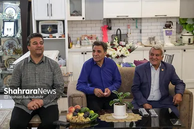 گزارش تصویری | دیدار خانواده ورزش از استاد حمید توکل پیشکسوت کشتی