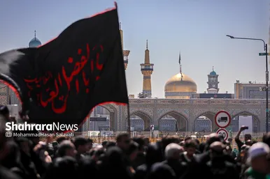 گزارش تصویری | عزاداری شهادت امام رضا (ع) در حرم مطهر رضوی