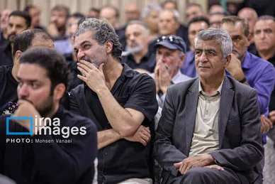 عکس‌هایی از مراسم ترحیم شهید «علیرضا تنابنده» برادرزاده محسن تنابنده