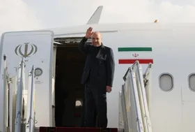 قالیباف تهران را به مقصد سنت&zwnj;پترزبورگ ترک کرد