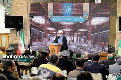 مراسم آغاز عملیات احداث رواق مبارک امیرالمومنین علیه السلام در حرم رضوی