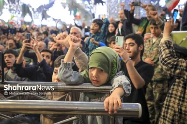 گزارش تصویری | مراسم چهلمین روز شهادت رهبر شهید انقلاب اسلامی در حرم مطهر رضوی