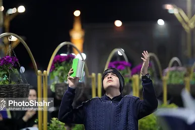 عکس| مراسم احیاء شب نوزدهم ماه رمضان در حرم مطهر رضوی (۱۱ فروردین ۱۴۰۳)