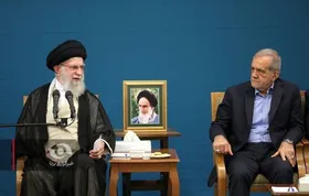 رئیس&zwnj;جمهور با رهبر انقلاب پیش از سفر به نیویورک دیدار کرد (۳۱ شهریور ۱۴۰۴)