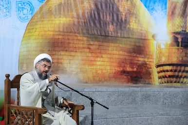 مراسم چله دعای عهد در جوار مزار شهدای گمنام