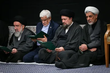 گزارش تصویری | مراسم بزرگداشت شهدای جنگ تحمیلی اخیر با حضور رهبر انقلاب اسلامی