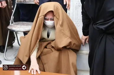مراسم تشییع پیکر همسر آیت‌الله جوادی آملی