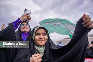 گزارش تصویری | اجتماع عظیم منتظران ظهور در مشهد ۱
