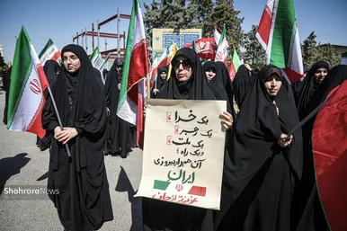 گزارش تصویری | تجمع دانشجویان انقلابی در مشهد