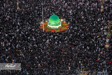 مراسم تحویل سال ۱۴۰۱ در حرم مطهر رضوی
