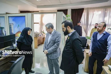 بازدید شهردار مشهدمقدس از موسسه شهرآرا