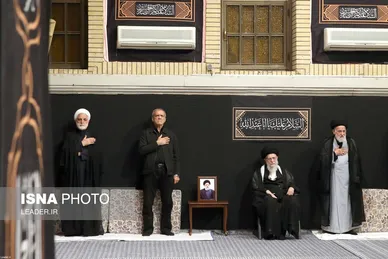 اولین شب مراسم عزاداری حضرت اباعبدالله‌الحسین(ع) در حسینیه امام‌خمینی(ره)
