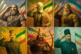 اسطوره&zwnj;های ایران به پا خاستند؛ اکران حماسی &laquo;من سرباز ایرانم&raquo; در سطح شهر مشهد