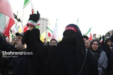 گزارش تصویری | مراسم چهلمین روز شهادت رهبر شهید انقلاب اسلامی در مشهد ۱