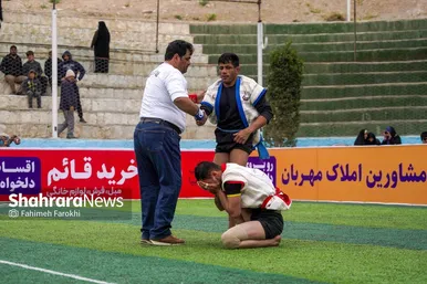 گزارش تصویری | مسابقات کشتی چوخه در شهر تاریخی خانلق