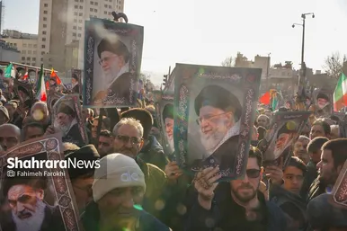 گزارش تصویری | مراسم تشییع پیکر شهدای مدافع امنیت در مشهد (۲۲ دی ۱۴۰۴) - ۵