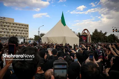 خیمه سوزان عصر عاشورا در مشهد