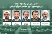 با پنج منتخب مردم مشهدوکلات در مجلس دوازدهم آشنا شوید
