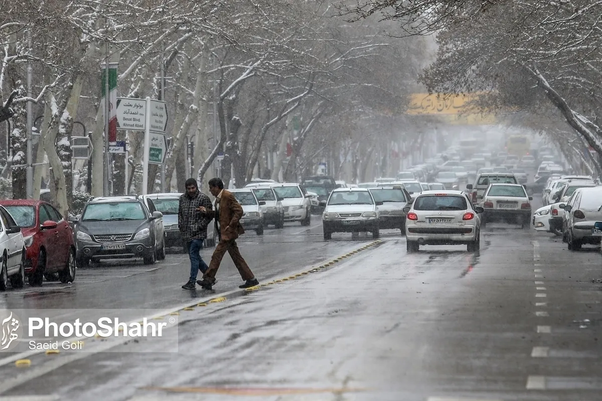 پیش‌بینی هواشناسی کشور (شنبه، ۲۹ آذر ۱۴۰۴) | کاهش دما و بارش‌های پراکنده در نیمه شمالی کشور