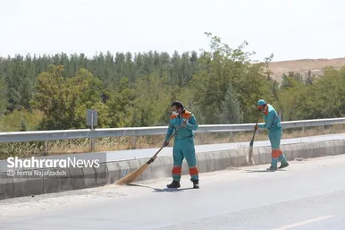 فعالیت پاکبان‌ها در روزهای پایانی ماه صفر