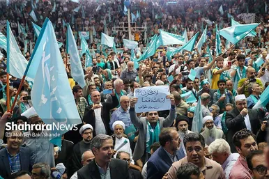 عکس‌هایی از سفر انتخاباتی «مسعود پزشکیان» به مشهد